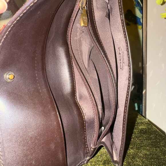 MCM Cognac and Black Leather Wallet - Picture 5 of 9